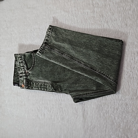 Urban Outfitters BDG Slim Straight Acid Green Jeans 30 Button Fly - Picture 7 of 11